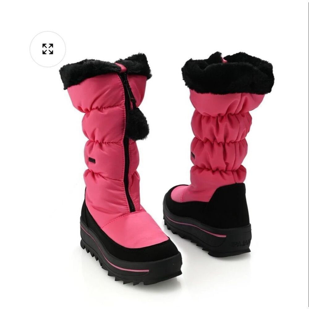 Pajar Canada Women's "Toboggan" 2.0 Tall Zip Front Boots - Fuchsia